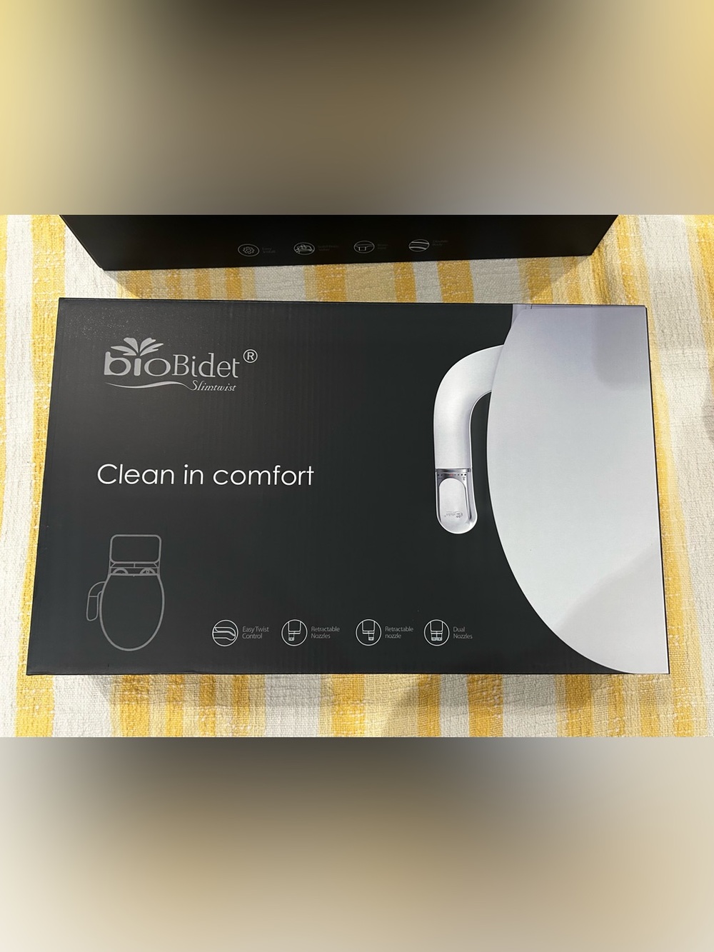 Bio Bidet SlimTwist Non-Electric Bidet Attachment White NWT - Picture 2 of 6